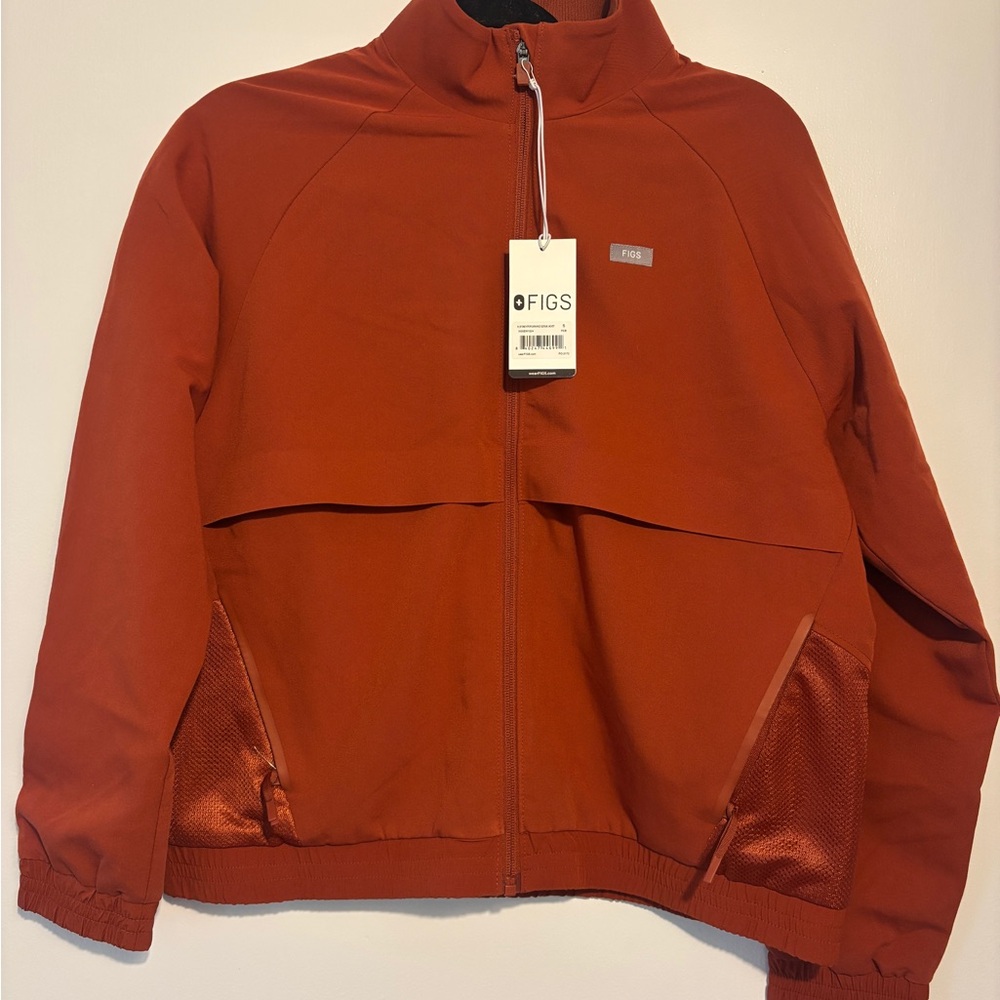 Figs Technical Collection Jacket in Orange